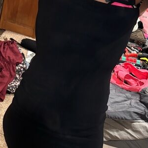 Black Bodycon Dress - Sleek Solid Silhouette